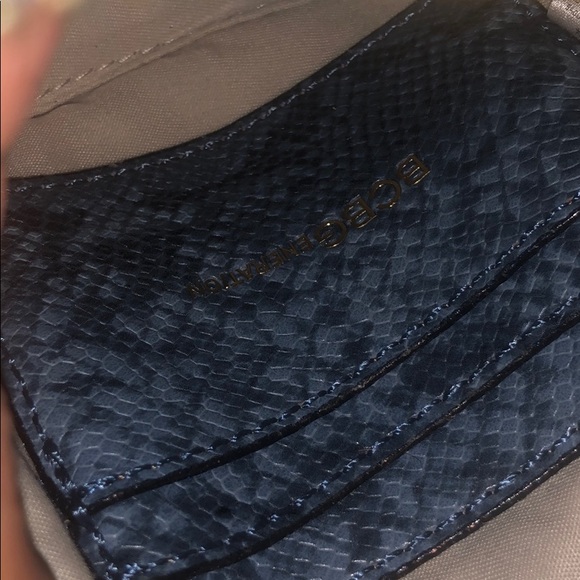 BCBGeneration Faux Snakeskin Zip Wallet - Picture 7 of 8